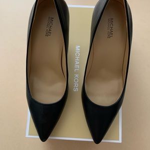 Black Micheal Kors high heel shoes